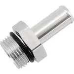 Aeroflow -10Orb to 1/2" Push On Barb Silver Straight Barb - AF414-10-08S