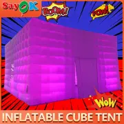 Inflatable Square Cube Tent Cubic Structure Party Event Room for Trade Shows7x7m