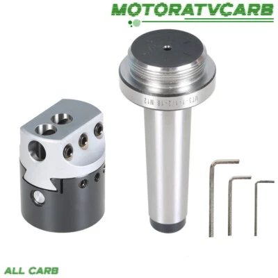 ALL-CARB 2" Boring Bar Head MT3-M12 Carbon Steel Tipped Hole Milling Holder Set