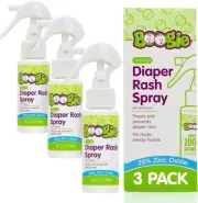 Boogie Diaper Rash Cream Spray for Baby, Travel Friendly No-Rub Touch Free Appli