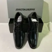 Johnston & Murphy Alderson Runoff Lace Black Dress Shoes Men's 12M New W/ Box