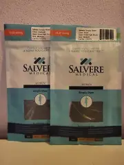 Lot Of 2 Salvere Knee High Compression Socks~Medium~15-20mmHg~1 Black 1 Charcoal