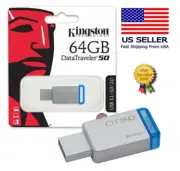 Kingston 64GB DataTraveler DT50 Flash Drive Memory Thumb Pen Stick USB 3.1 / 3.0