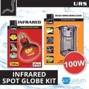 URS Infrared Spot Lamp 100W Kit w/ Mesh Cover