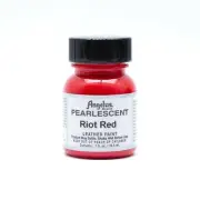 ANGELUS PEARLESCENT RIOT RED LEATHER PAINT - 1 fl.oz