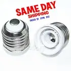 2-Pack E27 to E12 Base Screw LED Light Lamp Bulb Holder Adapter Socket Converter