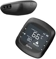 Smart Bluetooth BBQ Grill Thermometer - Upgraded Dual Probes Safe to Leave in Outdoor Barbecue Meat Smoker - Wireless Remote Alert iOS Android Phone WiFi App