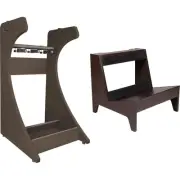 Gator Frameworks Elite Electric/Acoustic Guitar Rack for 4 Guitars and Small Amp