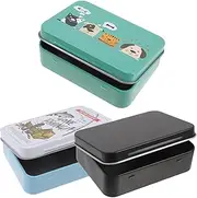ERINGOGO 3pcs Box Poker Box Playing Cards Storage Bins for Shelves Storage Shelf Tinplate Storage Holder Storage Tins with Lids Metal Plaything Cards Canister Tinplate Case Storage Case Tea