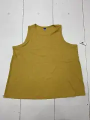 Old Navy Womens Yellow Ribbed Tank Size XL