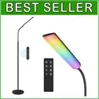 Stylish Waterproof RGB Floor Lamp with Touch & Remote Control - 15W Brightness