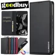 Wallet Case For iPhone 16 15 Pro Max 14 Plus 13 12 11 SE Leather Cover LC