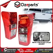 Ozeparts Pair LH+RH Tail Light Lamp CC LED Non Tinted For Isuzu DMax 2014~2020