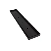 Matte Black 600-1800 mm Tile Insert Floor Waste Tile Insert Drain (80mm Outlet)