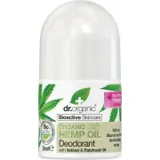 Dr Organic Deodorant Roll-On (Organic Hemp Oil) 50ml