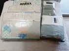 Vintage Martex Bed Set Of 8 Queen Duvet 2 Fitted 1 Flat Sheet 4 Pillowcases NEW