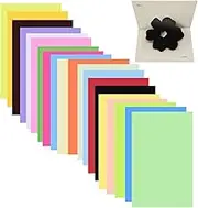 A4 Colored Paper , Origami Paper , A4 Printer Paper , 100 PCS Coloured Paper , Scrapbook Paper, Paper Cutting , Craft Paper , for Arts & Crafts(20 Colors, 100 Sheets