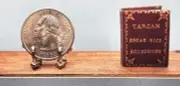 1:12 SCALE MINIATURE BOOK TARZAN JR. EDGAR RICE BURROUGHS DOLLHOUSE SCALE
