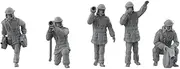 XJT160344 1/160 10mm N Scale Miniature Factory Building Military Car Railroad Track Accessory Props Diorama Scenery Firefighter Rescue Team