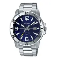 在飛比找蝦皮購物優惠-CASIO 極致經典大三針不鏽鋼腕錶 MTP-VD01D-2