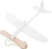 OFFIGAM 1 Set Wooden Glider Wood Airplane Wood Airplane Gliders Handicrafts DIY Handmade Woodworking Planes Model Plane Kit Handicrafts Supplies DIY Projects Beige Wooden