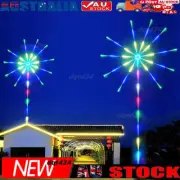 Bluetooth Smart Fireworks LED Light Starburst Christmas Garden Night Lamp Decor⇧