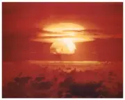 Castle Bravo Blast Nuclear Atomic Bomb Explosion 1954 8"x10" Photograph