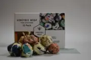 Beeswax Fire Starters 12 Pack | Natural Eco-Friendly Kindling | Zero-Waste
