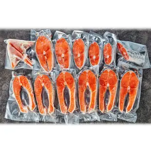 【海鮮主義】 智利產去頭整尾鮭魚切片1盒組(3.5kg/盒;15%包冰率;約12-14片/盒)