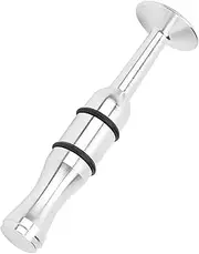 Embouchure Training Device Mouthpiece, Mouth Strength Trainer, Brass Instrument Accessories, Personal Embouchure Trainer Mouth Muscles Builder for Trombones French Horns Woodwinds Saxophone(Silver)