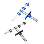 Woodworking Hole Locator Multifunction Furniture Locator Drill Guide Ruler