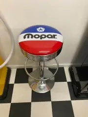 MOPAR CHRYSLER RED BLUE WHITE (NEW) PREMIUM BAR STOOL ADJUSTABLE HEIGHT
