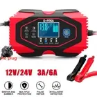 12V 24V Car Battery Charger Lead-acid AGM GEL& Lithium LiFePO4 Battery Repair AU