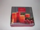 Ashland Set of 8 LED Red Glitter Christmas Candles W/ Remote