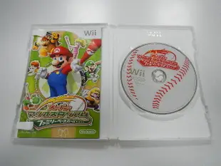 WII 日版 GAME 超級瑪利歐棒球場 家庭棒球(43041312)