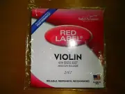 Super Sensitive Red Label 4/4 Violin String Complete Set (4) Medium Gauge 2107