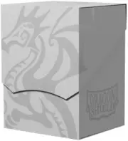 Dragon Shield: Deck Shell Box - Ashen White/Black
