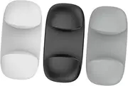 BESTOYARD 3pcs Kitchen Spoon Rest Holder Multi Functional Wall Mounted Utensil Storage for Rice Paddles Spatulas More Strong Adhesive Space Saving Design Compatible with Smooth Surfaces