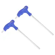 2pcs T-Handle Hex Key 6mm Metric T-Key Wrench for Auto Maintenance