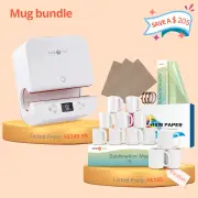 HTVRONT Auto Tumbler Heat Press Machine With Free LuckyBox- Sublimation Tumbler Heat Press,for Tumbler,Mug,Glass,Cup&Bottle 10-30oz, Machine Option / Machine&Mugs Bundle
