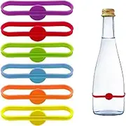 Drink Markers,Glass Identifiers for Drinks | Silicone Drink Markers, Wine Glass Charm, Markers Tags for Cocktail Glass Party Solution Guest