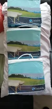 Earthlite Fitted Flannel sheets *lot of 3*