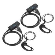2X LEIXEN VV-108 Mini Walkie Talkie UHF 400-480MHZ Ham Two-way Radio Transceiver