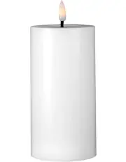 [Maxwell & Williams] Let's Get Lit LED Flameless Wax Pillar Candle 7.5x15cm Gift Boxed in Natural