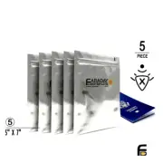 Faraday 5 PC Cell Phone NEST-Z 7.0 mil 5-layer EMP Faraday Bags 5" x 7"