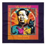 "Capitalist Birds" Bandana Chairman Mao Quote Communism China Funny