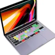 Silicone Shortcuts Keyboard Cover Skin for Touch Bar Models Illustrator English