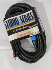Neutrik Studio Series Speaker Cable 30 Feet 12G N-B NL4FC PT-Q01D - NEW