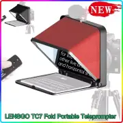 LENSGO TC7 Mini teleprompter Reader For Phone Tablet Camera DSLR Live Streaming