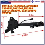 12450067 Switch Assembly (Windshield Wiper + Turn Signal + Lever Switch + Cruise (for: Isuzu)